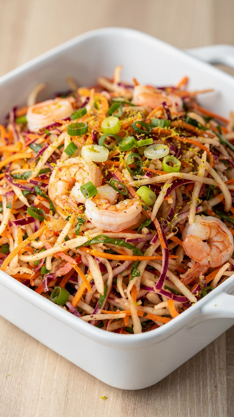 The Best Slaw for Shrimp Tacos (Creamy, Crunchy, and Bright)