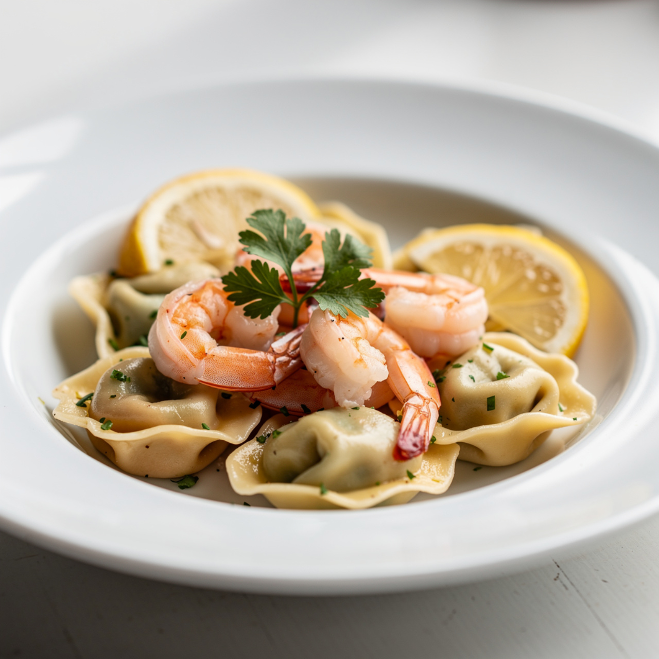 Shrimp Tortellini Recipe with Spinach and Parmesan Cream Sauce