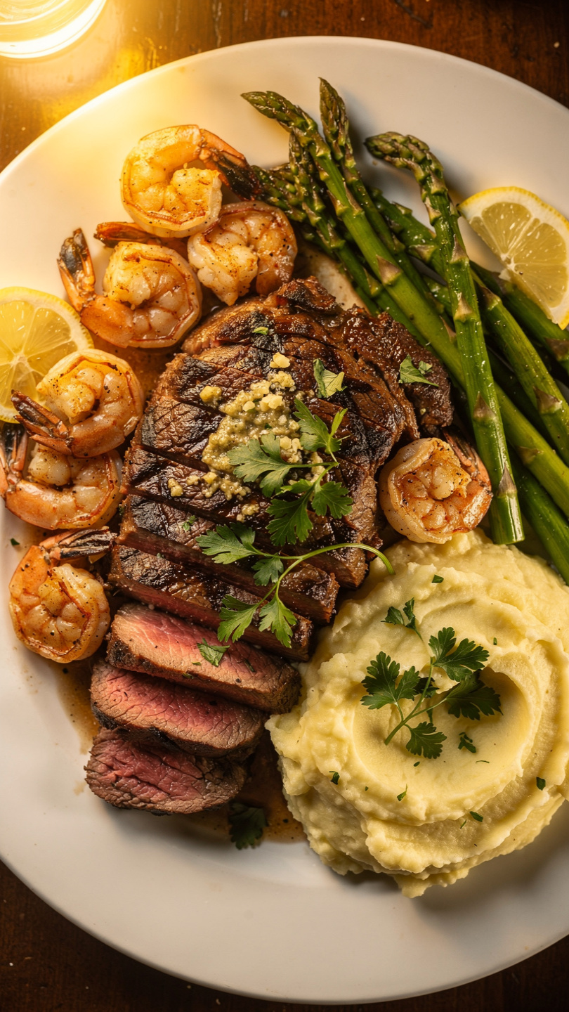 Steak and Shrimp Dinner: The Ultimate Surf and Turf for Two