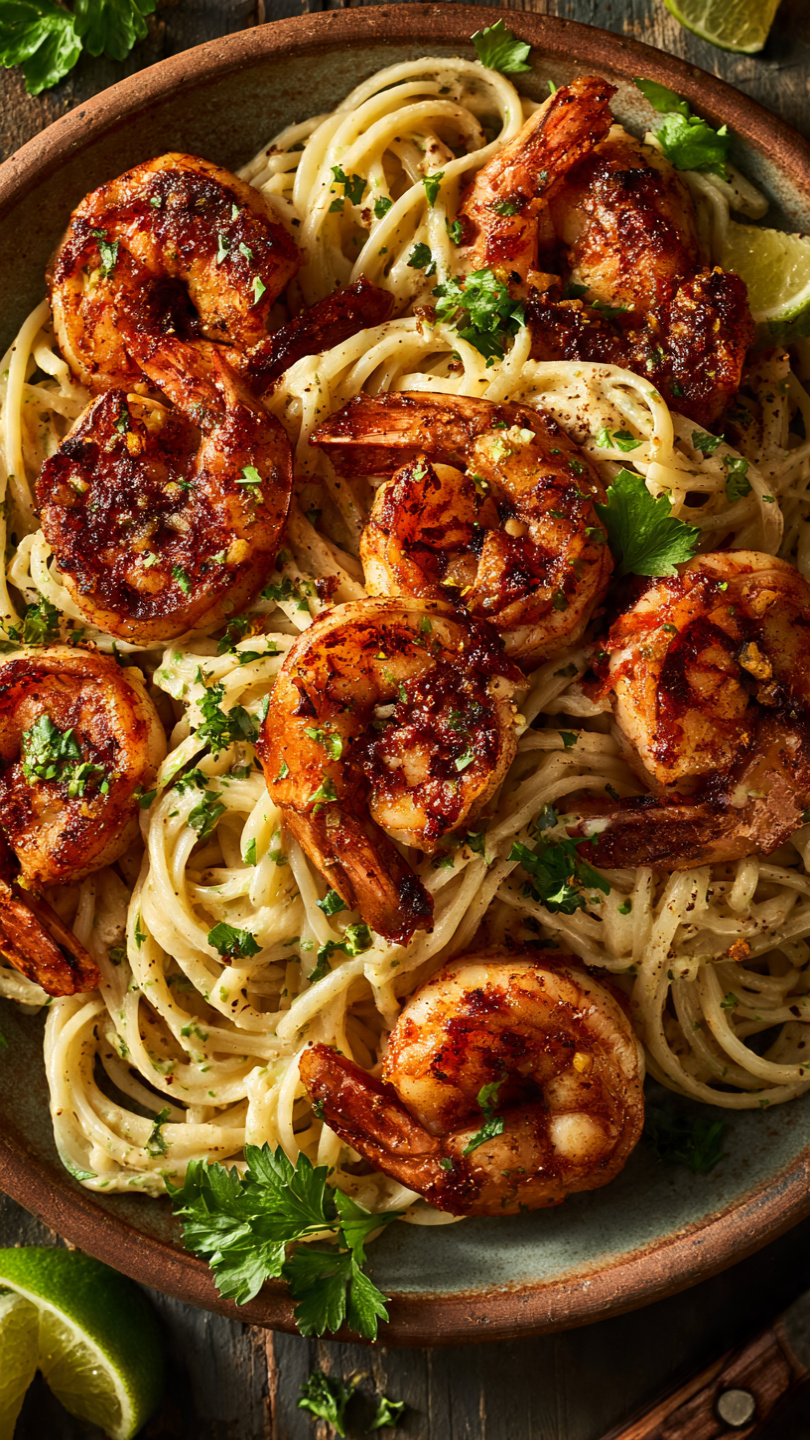 Jerk Shrimp Pasta