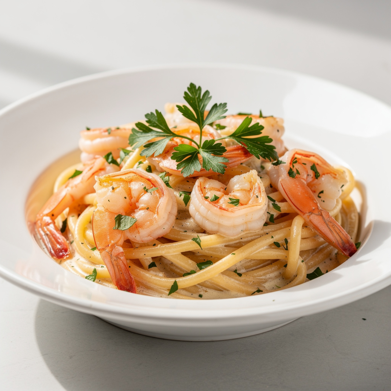 Shrimp Alfredo Pasta